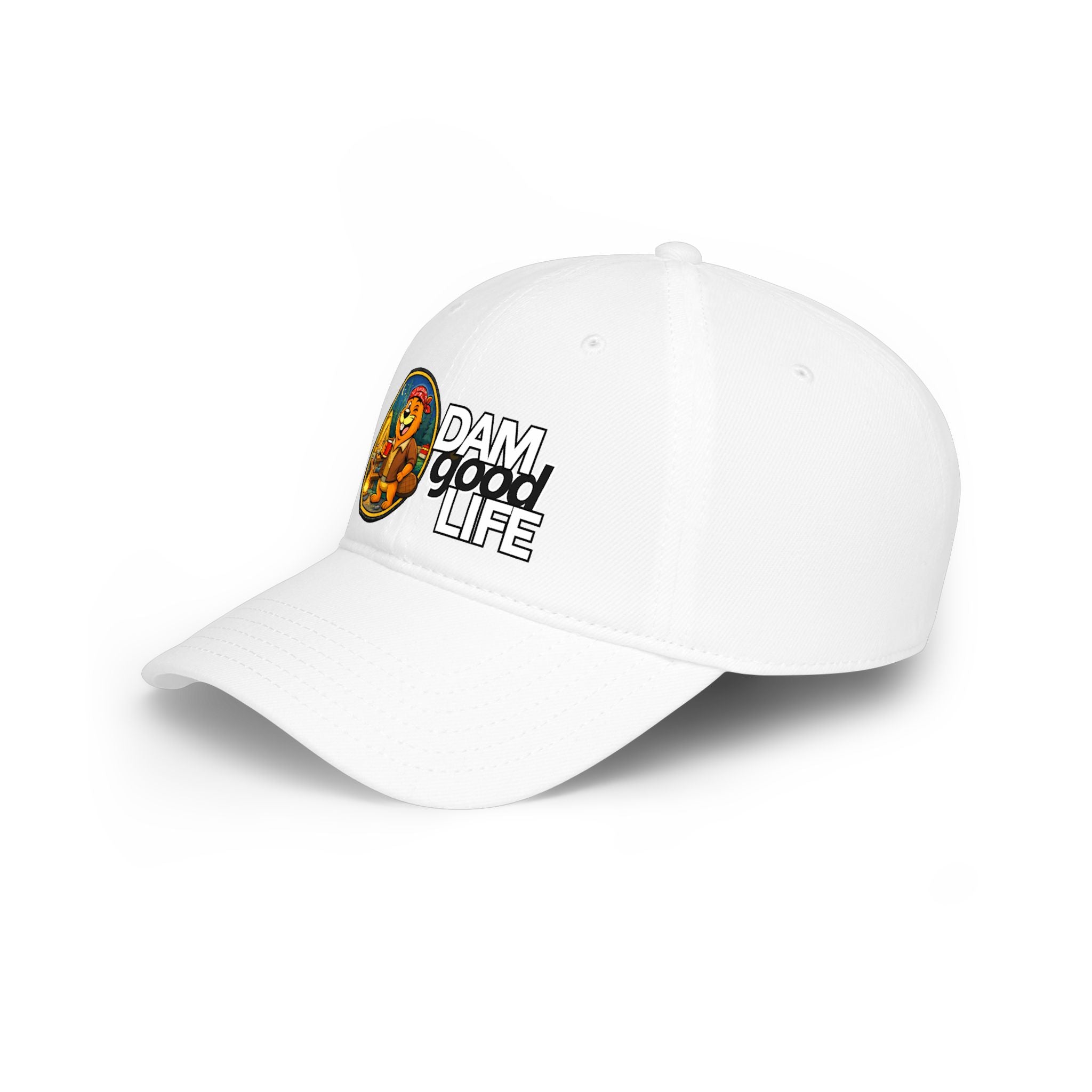Swanky Beaver Camping "DAMgoodLIFE" Baseball Cap — Vintage Game Day Hat