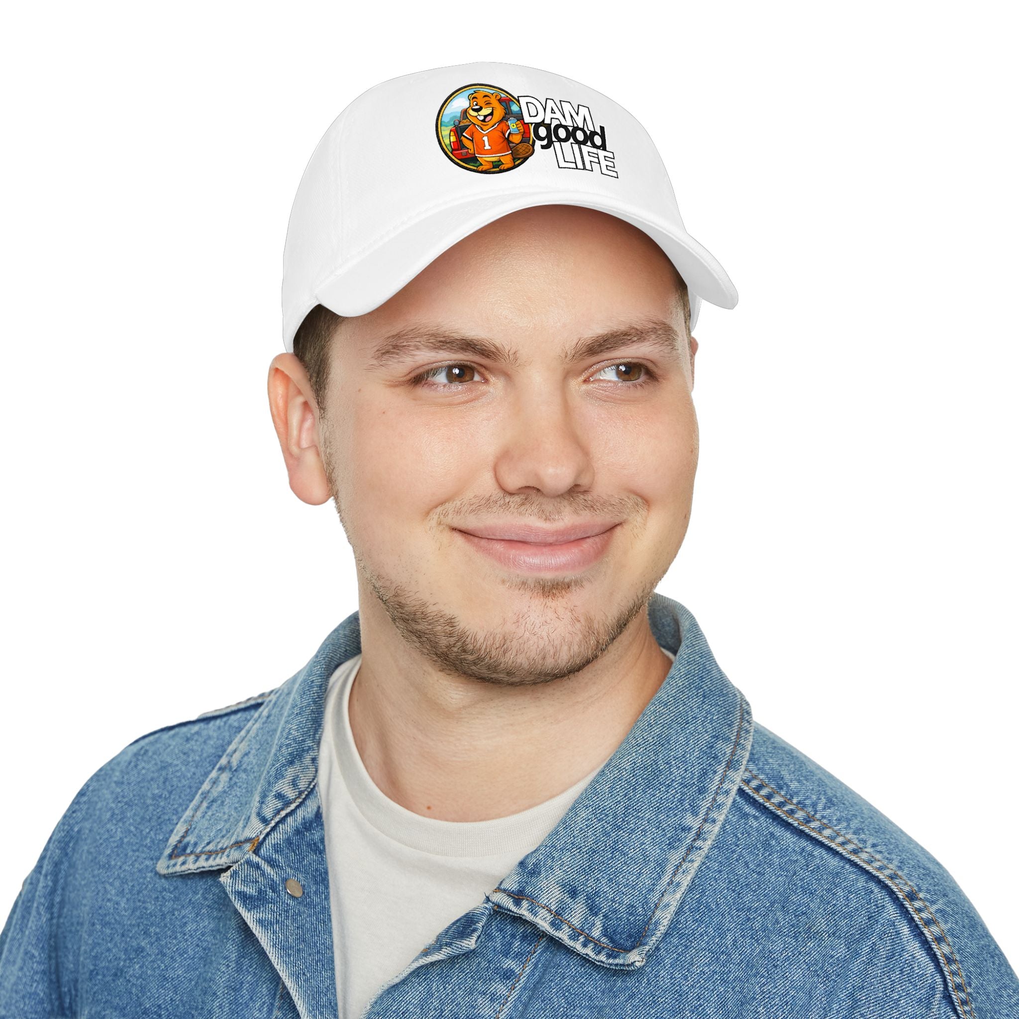 Swanky Beaver Tailgating "DAMgoodLIFE" Baseball Cap — Vintage Game Day Hat