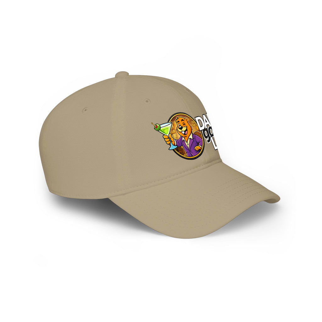 Swanky Beaver Martini "DAMgoodLIFE" Baseball Cap — Vintage Game Day Hat