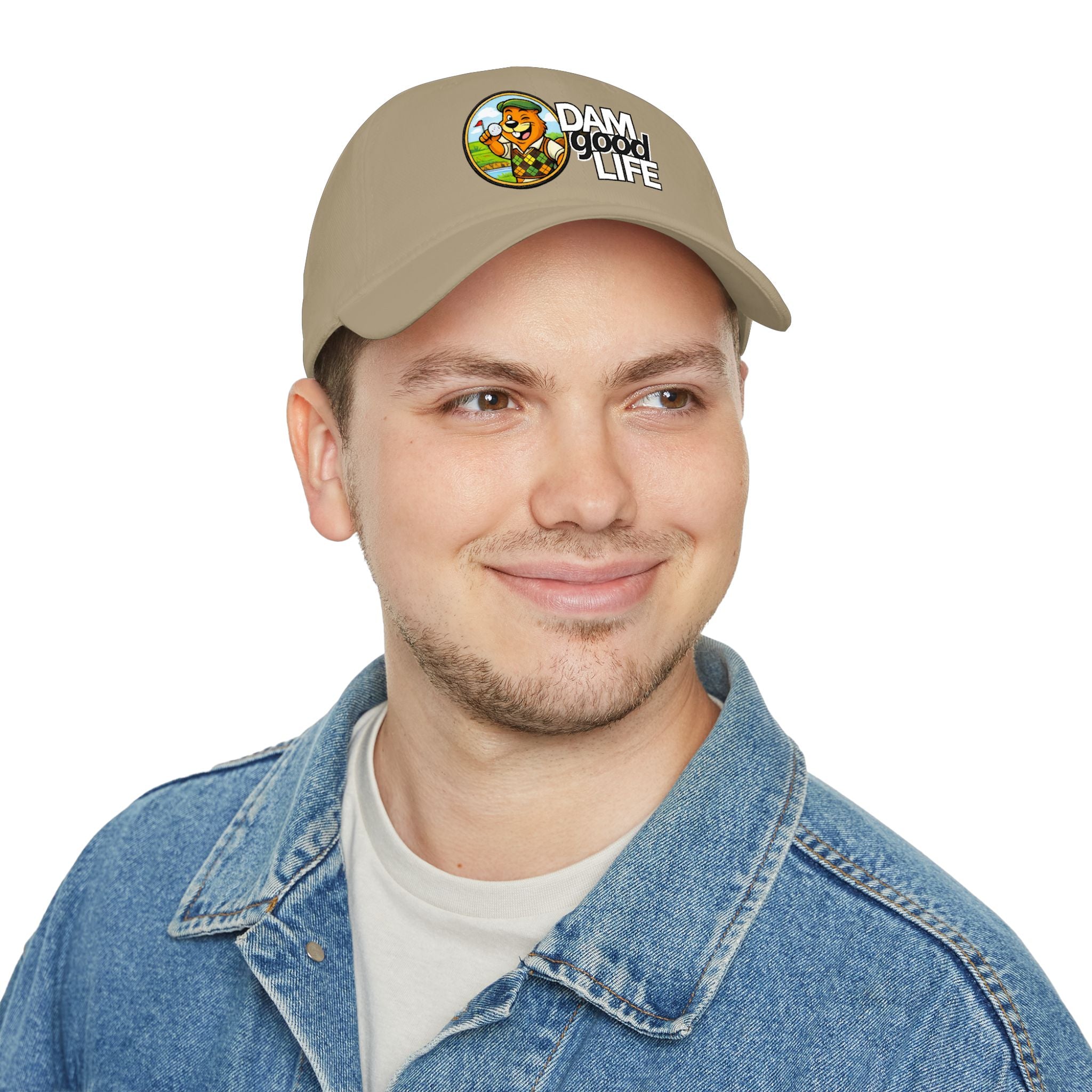 Swanky Beaver Golfing "DAMgoodLIFE" Baseball Cap — Vintage Game Day Hat