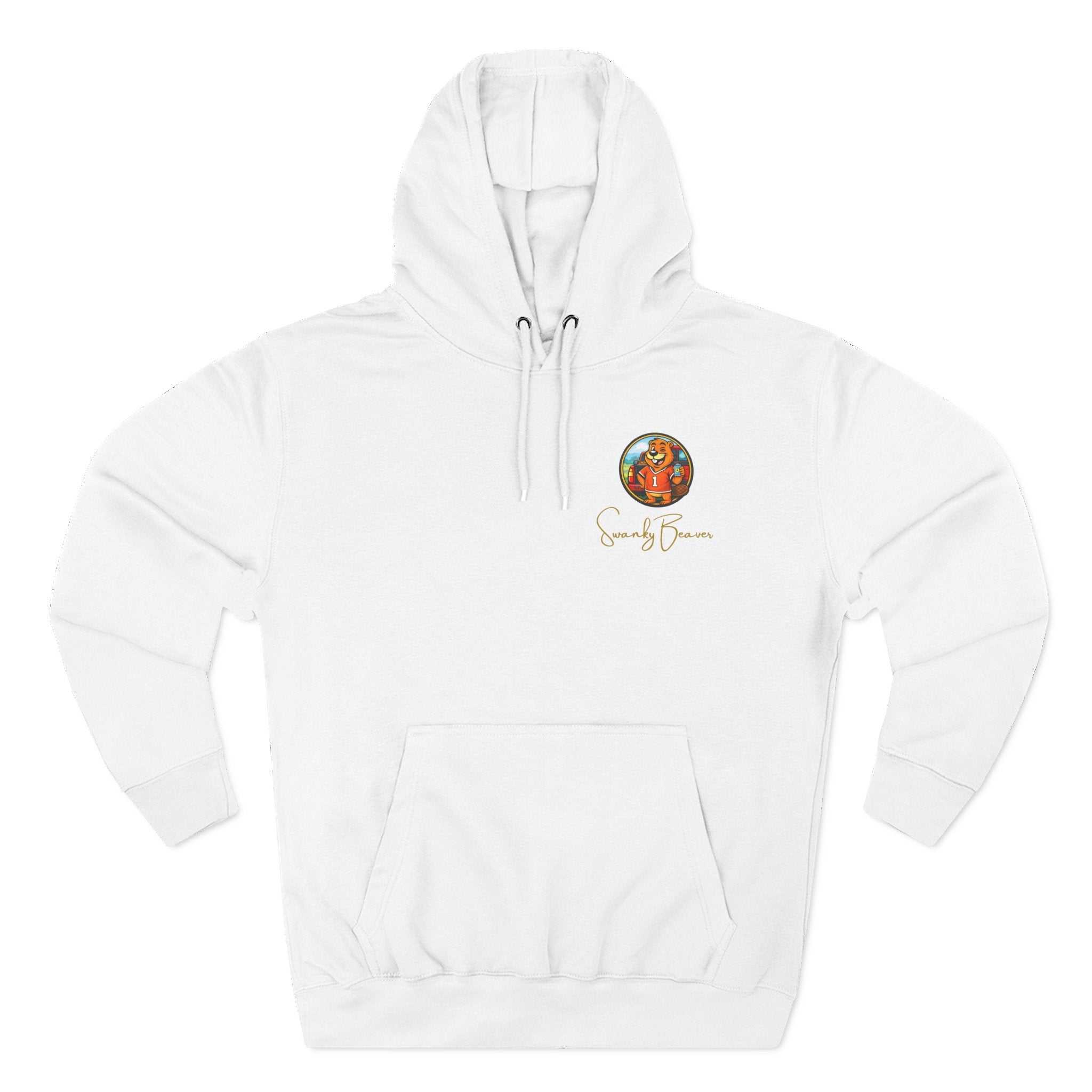 Hoodie "DAMgoodLIFE" Tailgating — Cozy Graphic Pullover with Swanky Beaver