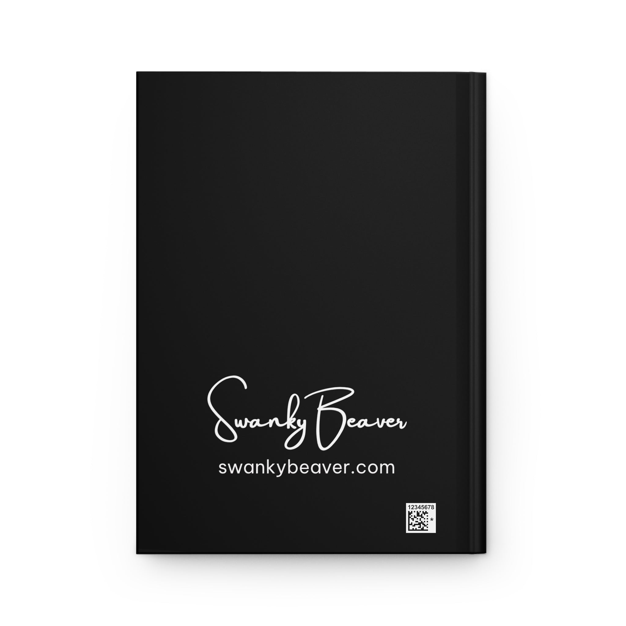 Swanky Beaver Hardcover Journal — Golfing Mascot Notebook