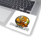 DAMgoodLIFE Grilling Beaver Sticker — Grilling Vinyl Kiss-Cut