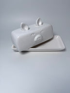 Piglet Butter Dish with Lid